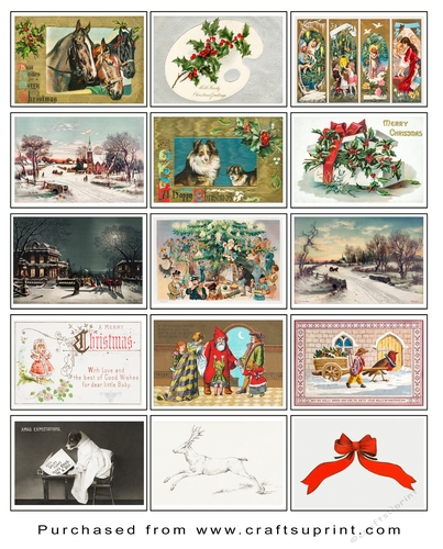 Christmas Tags/Labels Vintage