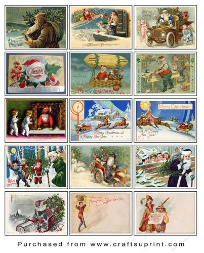 Christmas Tags/Labels Vintage tags
