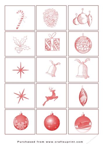 Christmas Tags/Labels Shapes