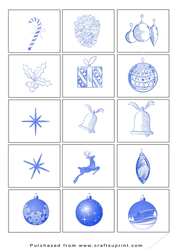 Christmas Tags/Labels Shapes
