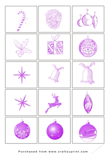 Christmas Tags/Labels Shapes