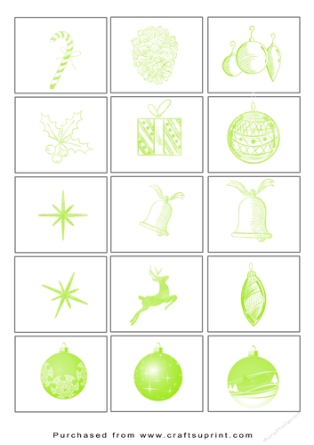 Christmas Tags/Labels Shapes