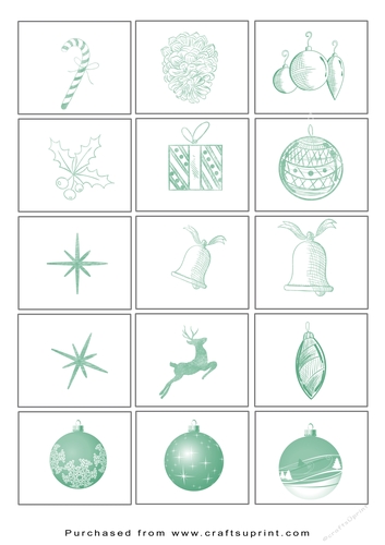 Christmas Tags/Labels Shapes