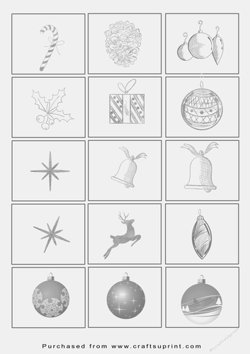 Christmas Tags/Labels Shapes
