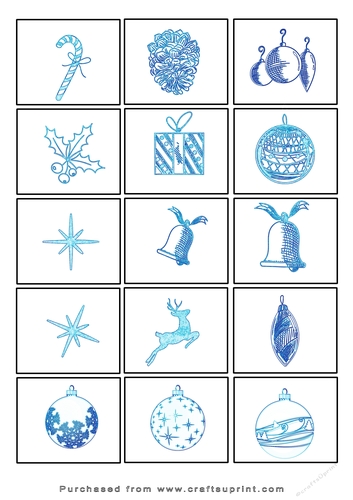 Christmas Tags/Labels Shapes