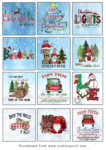 Christmas Tags/Labels Fun