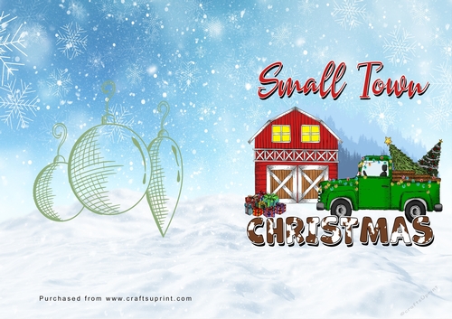 No Cut Just Print Christmas Cards Cowboy Christmas