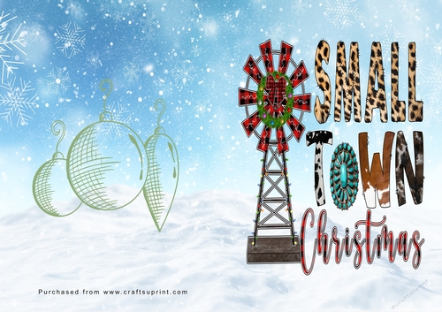 No Cut Just Print Christmas Cards Cowboy Christmas