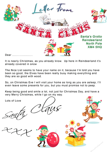 Letter From Santa
