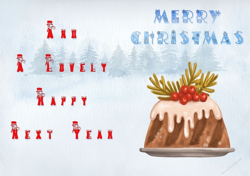 No Cut Just Print Christmas Cards - Childrens Cute 