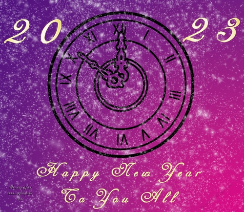 No Cut Just Print New Year 6 x 6 card front