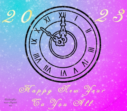 No Cut Just Print New Year 6 x 6 card front