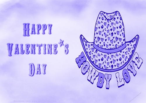 No Cut Just Print Valentines Day Card