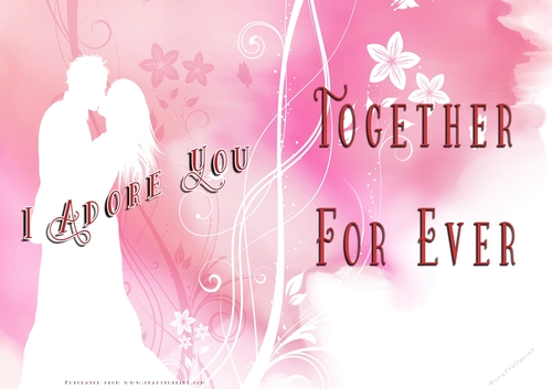 No Cut Just Print Valentines Day Card