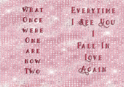 No Cut Just Print Valentines Day Card