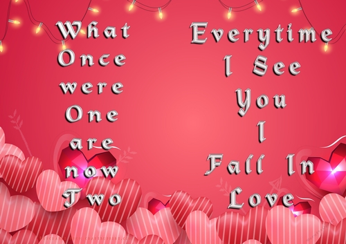No Cut Just Print Valentines Day Card