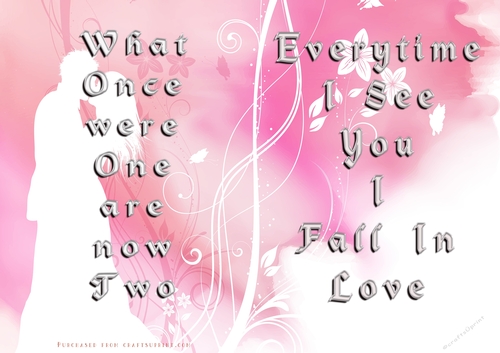 No Cut Just Print Valentines Day Card