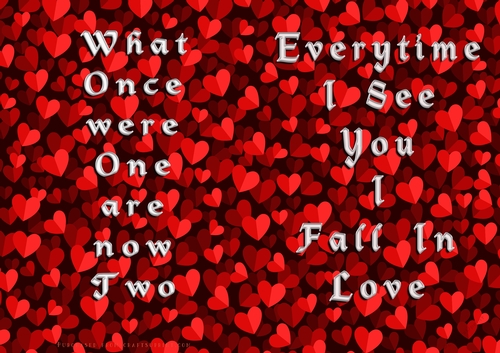 No Cut Just Print Valentines Day Card