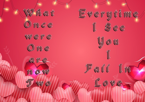 No Cut Just Print Valentines Day Card