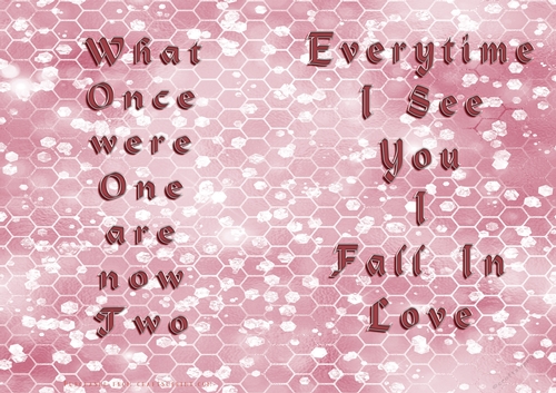 No Cut Just Print Valentines Day Card