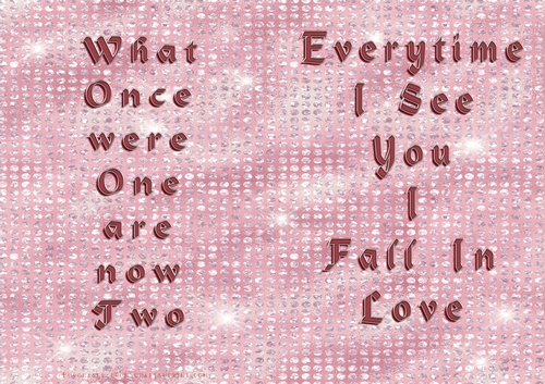 No Cut Just Print Valentines Day Card