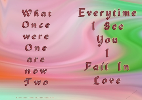 No Cut Just Print Valentines Day Card