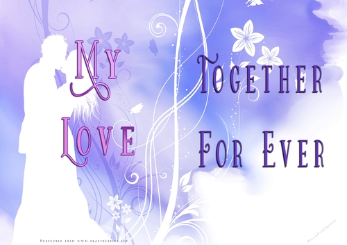 No Cut Just Print Valentines Day Card