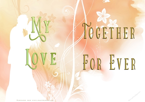 No Cut Just Print Valentines Day Card