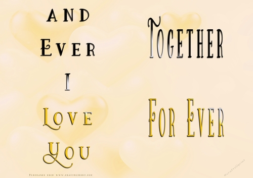 No Cut Just Print Valentines Day Card