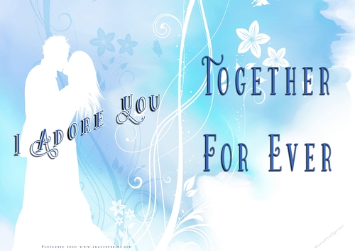 No Cut Just Print Valentines Day Card
