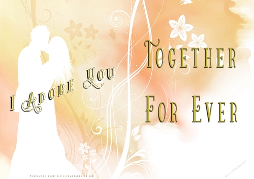 No Cut Just Print Valentines Day Card