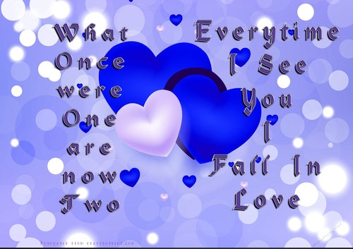 No Cut Just Print Valentines Day Card