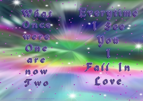No Cut Just Print Valentines Day Card