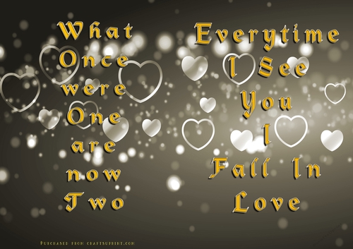 No Cut Just Print Valentines Day Card