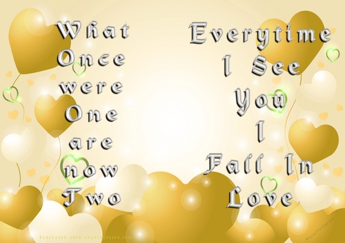 No Cut Just Print Valentines Day Card