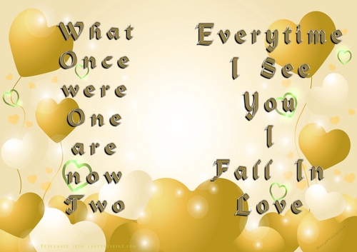 No Cut Just Print Valentines Day Card