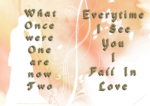 No Cut Just Print Valentines Day Card