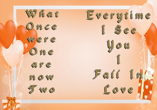 No Cut Just Print Valentines Day Card