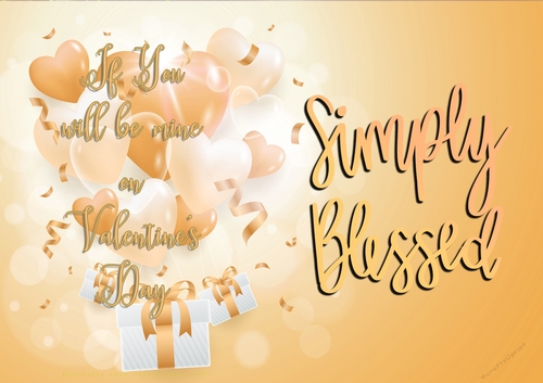 No Cut Just Print Valentines Day Card