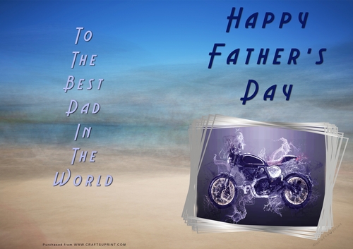 No Cut Just Print Fathers Day Cards