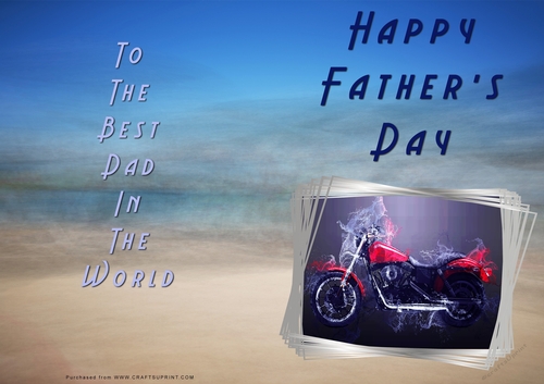 No Cut Just Print Fathers Day Cards