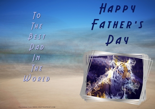 No Cut Just Print Fathers Day Cards
