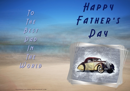 No Cut Just Print Fathers Day Cards