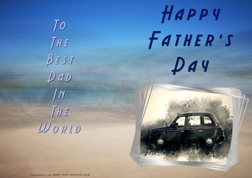 No Cut Just Print Fathers Day Cards