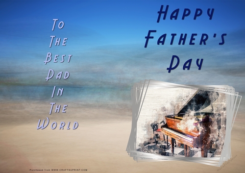 No Cut Just Print Fathers Day Cards