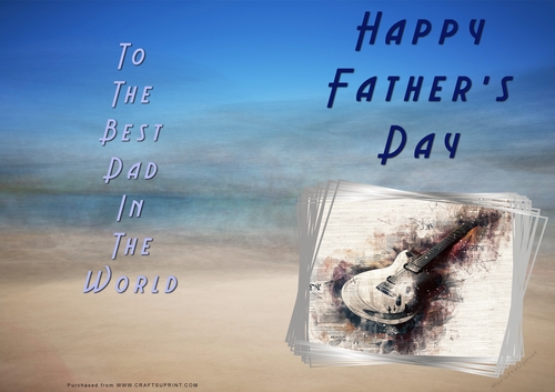 No Cut Just Print Fathers Day Cards