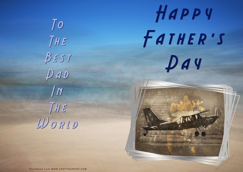 No Cut Just Print Fathers Day Cards