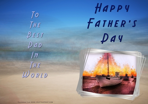 No Cut Just Print Fathers Day Cards