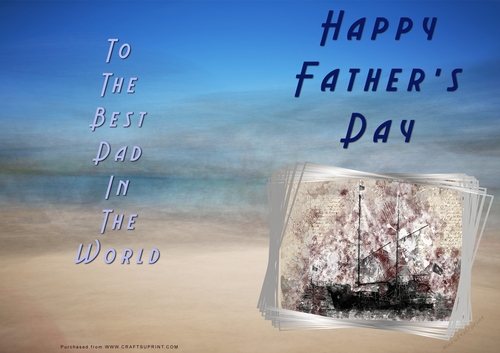 No Cut Just Print Fathers Day Cards