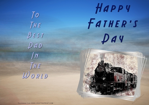 No Cut Just Print Fathers Day Cards